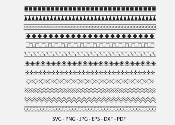 Decorative Border Patterns 12 Patterned