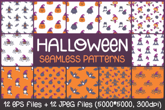 Essential Halloween Seamless Patterns for Creative Projects