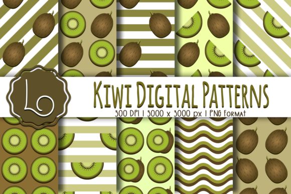 Exploring Kiwi Digital Patterns: A Versatile Design Resource