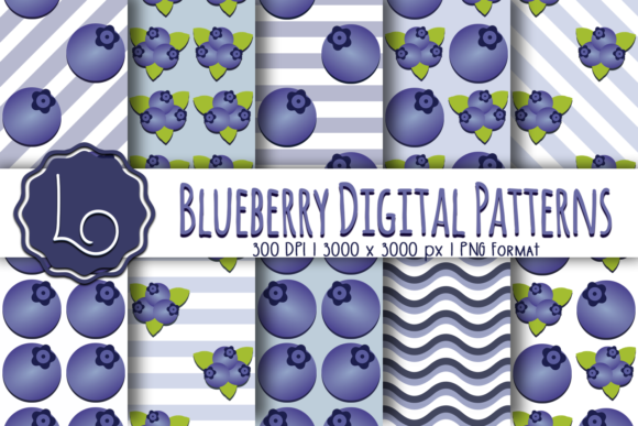 Exploring the Versatility of Blueberry Digital Patterns in Modern Design