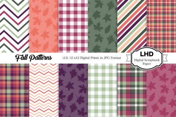 Fall Patterns - Digital Papers for Creative and Strategic Use