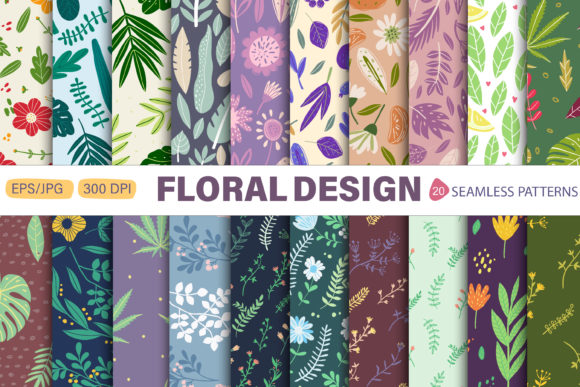 Floral Seamless Patterns for Creative Projects