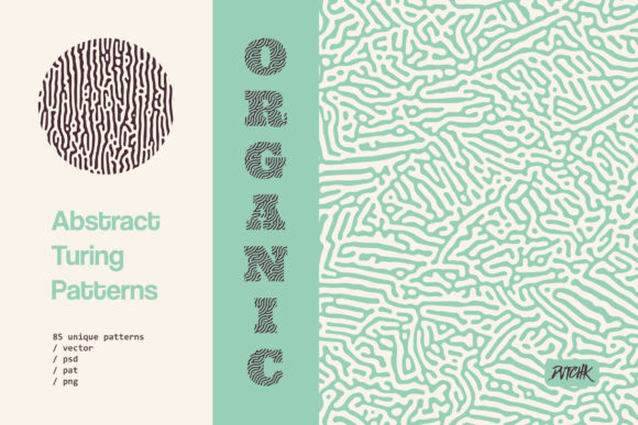 Organic Turing Patterns: A Versatile Design Resource for Creative Projects