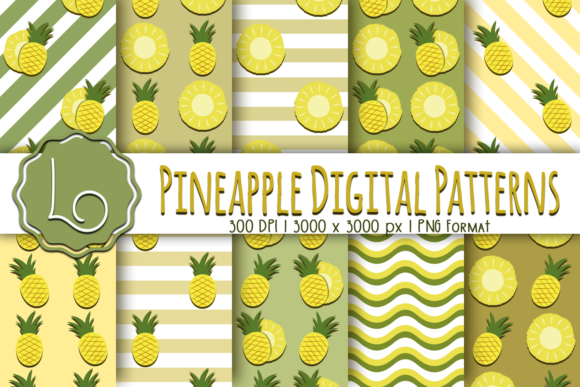 Pineapple Digital Patterns