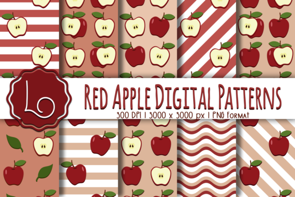 Red Apple Digital Patterns: A Creative Resource for Designers and Makers