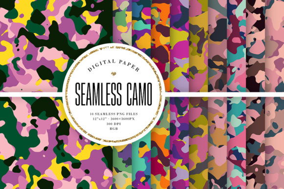Seamless Camouflage Patterns
