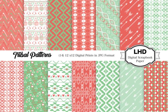 Tribal Patterns Digital Paper