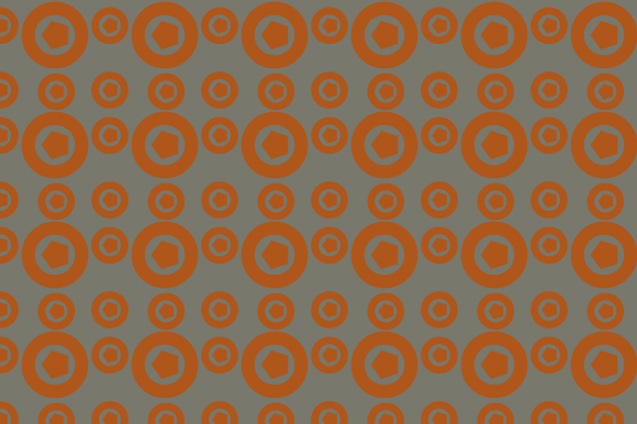 Unique Car Tire Patterns Gray and Orange 4