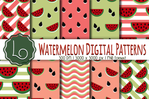 Watermelon Digital Patterns